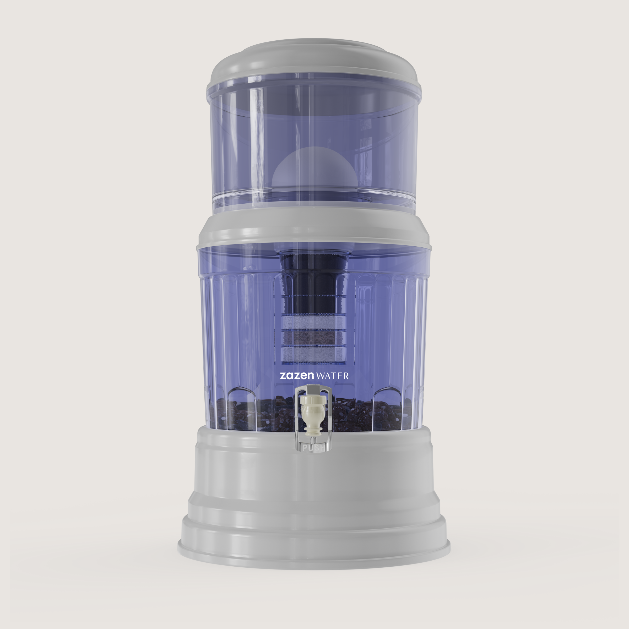 Zazen Gravity Water Filter – Alkaline System