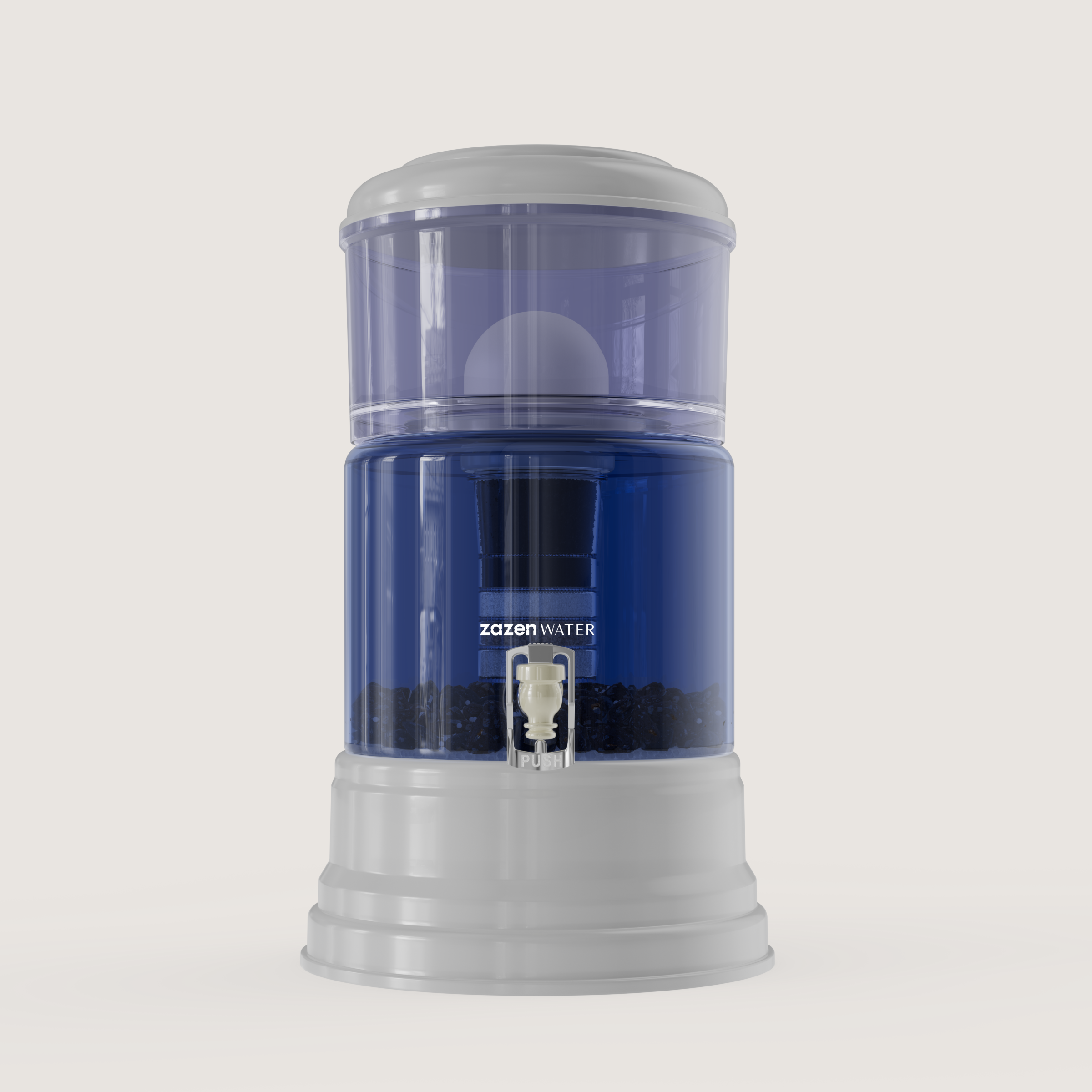 Zazen Gravity Water Filter – Alkaline System